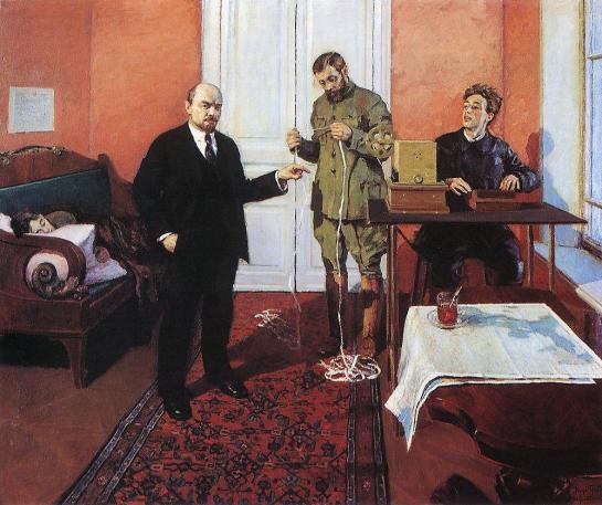 igor-grabar-vladimir-lenin-at-the-direct-wire-1935